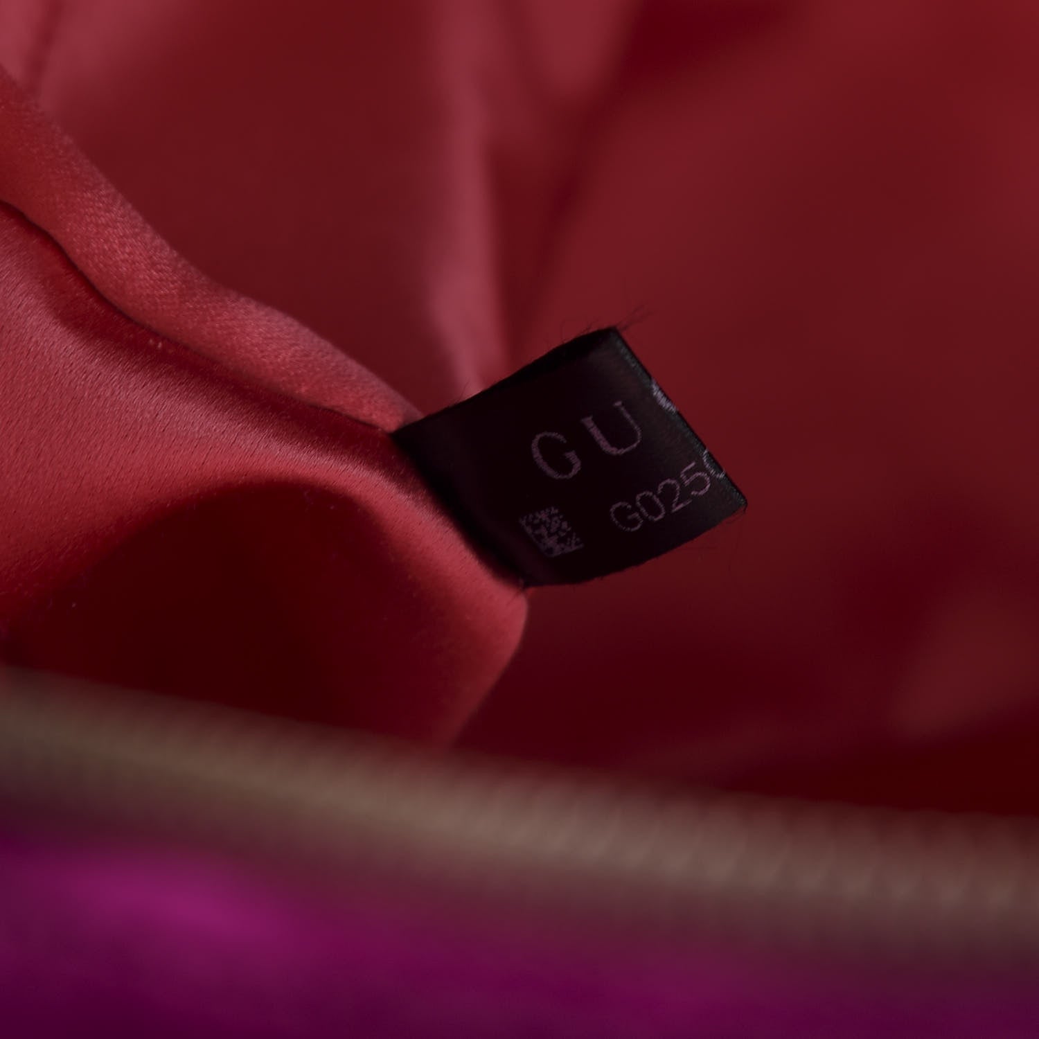 Gucci Velvet Matelasse GG Marmont Dome Backpack Fuchsia Violet Cyclamen 9 of 10
