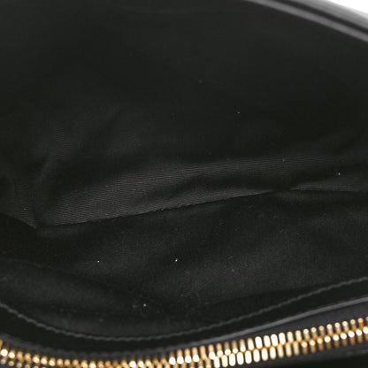 Saint Laurent Calfskin Y Quilted Monogram Small Loulou Chain Satchel Black 5 of 10