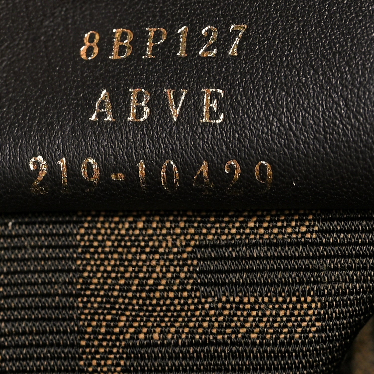 Fendi Shiny Nappa Medium Fendi First Black 6 of 9