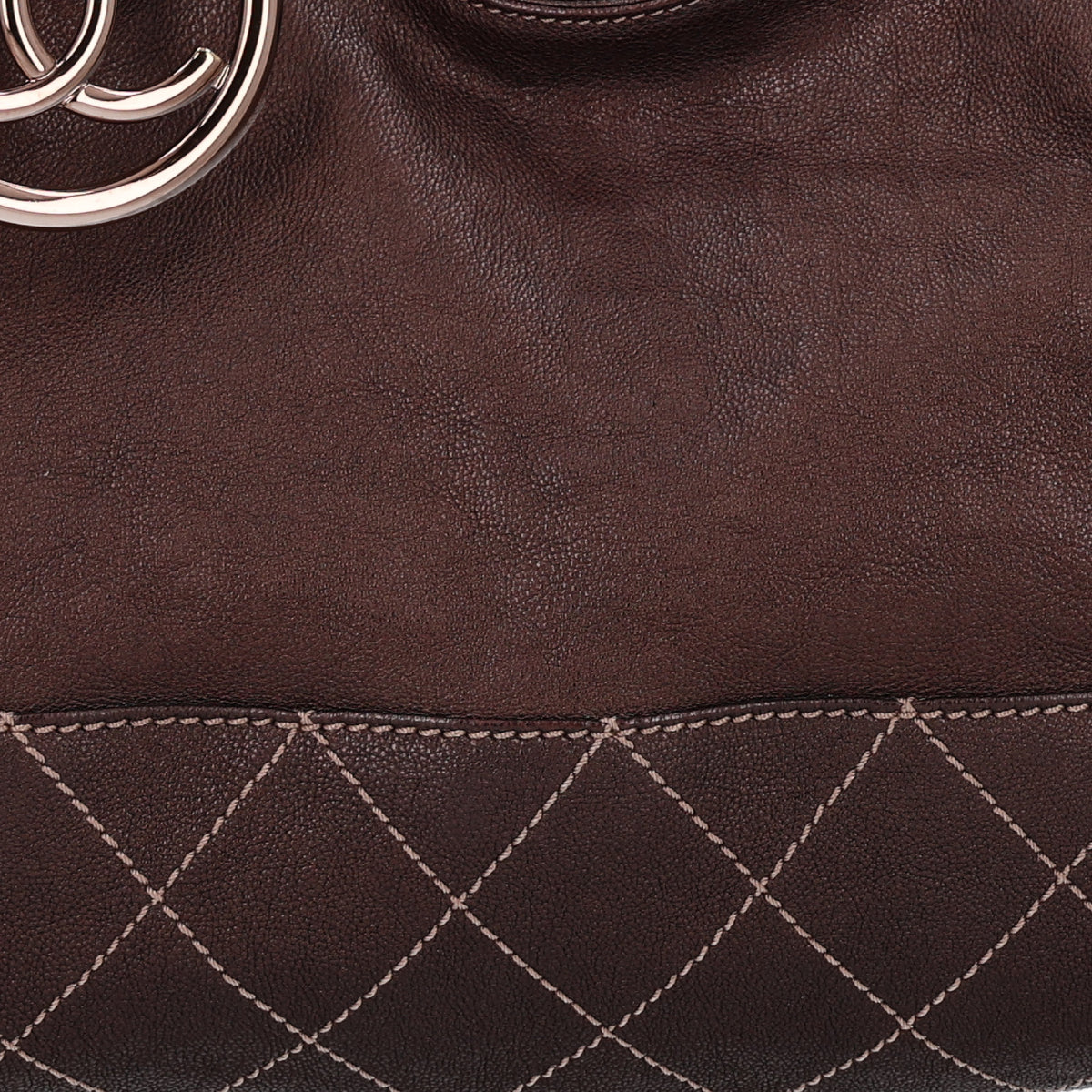 Metallic Calfskin Baby Coco Cabas Bronze