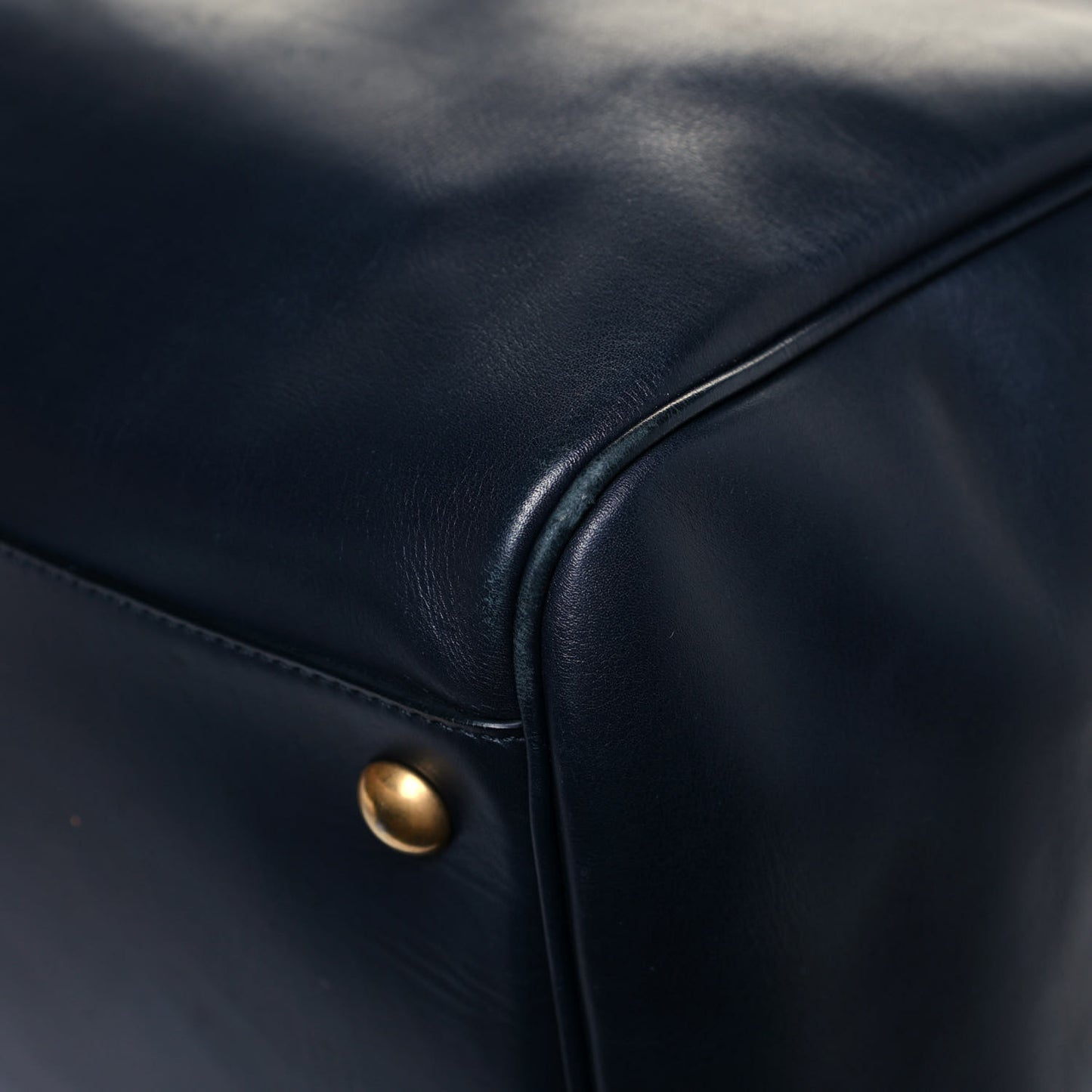 Calfskin Classic Duffle 12 Marine