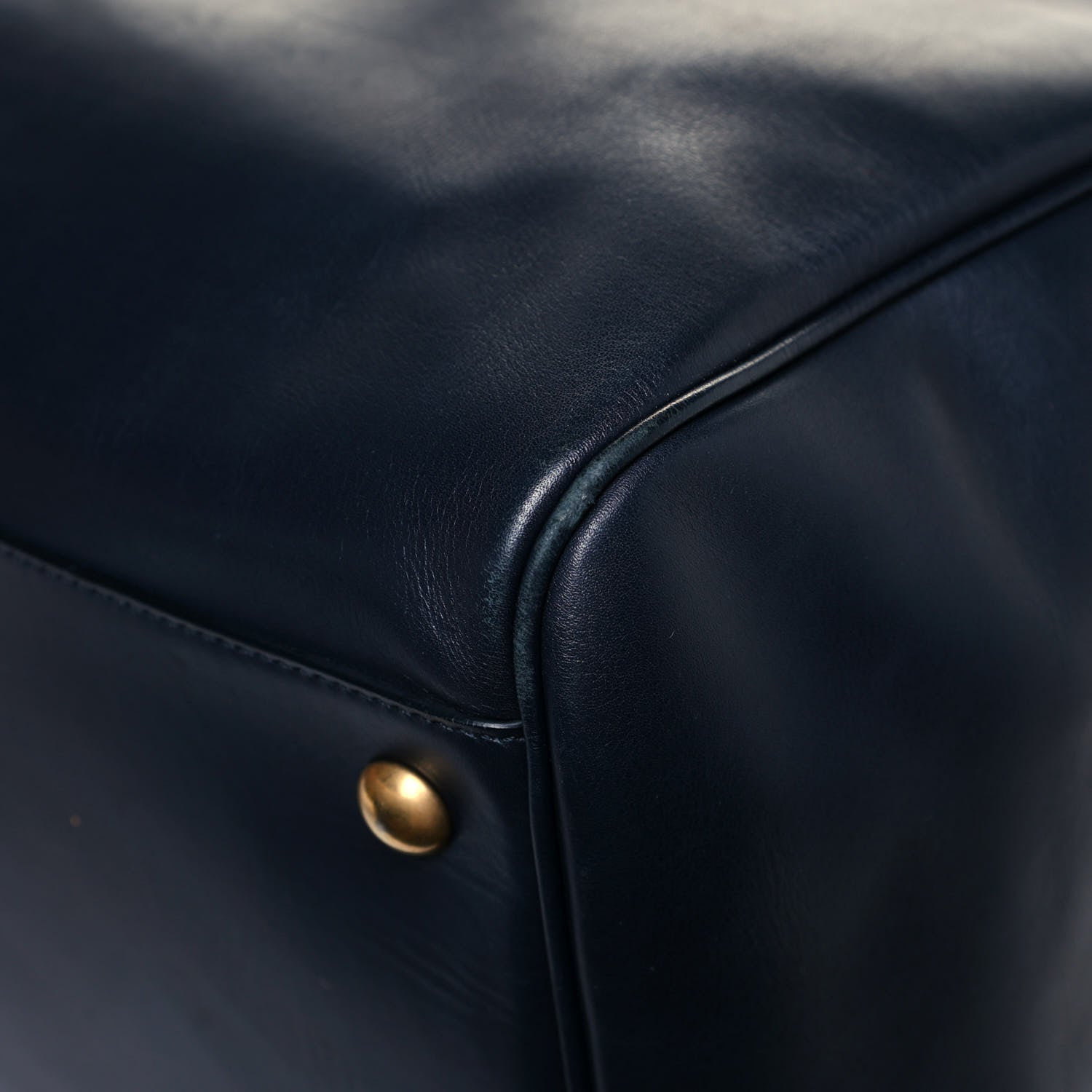 Saint Laurent Calfskin Classic Duffle 12 Marine 11 of 14