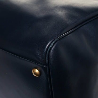 Saint Laurent Calfskin Classic Duffle 12 Marine 11 of 14