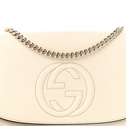Gucci Cellarius Calfskin Medium Soho Flap Crossbody Ivoire 8 of 14