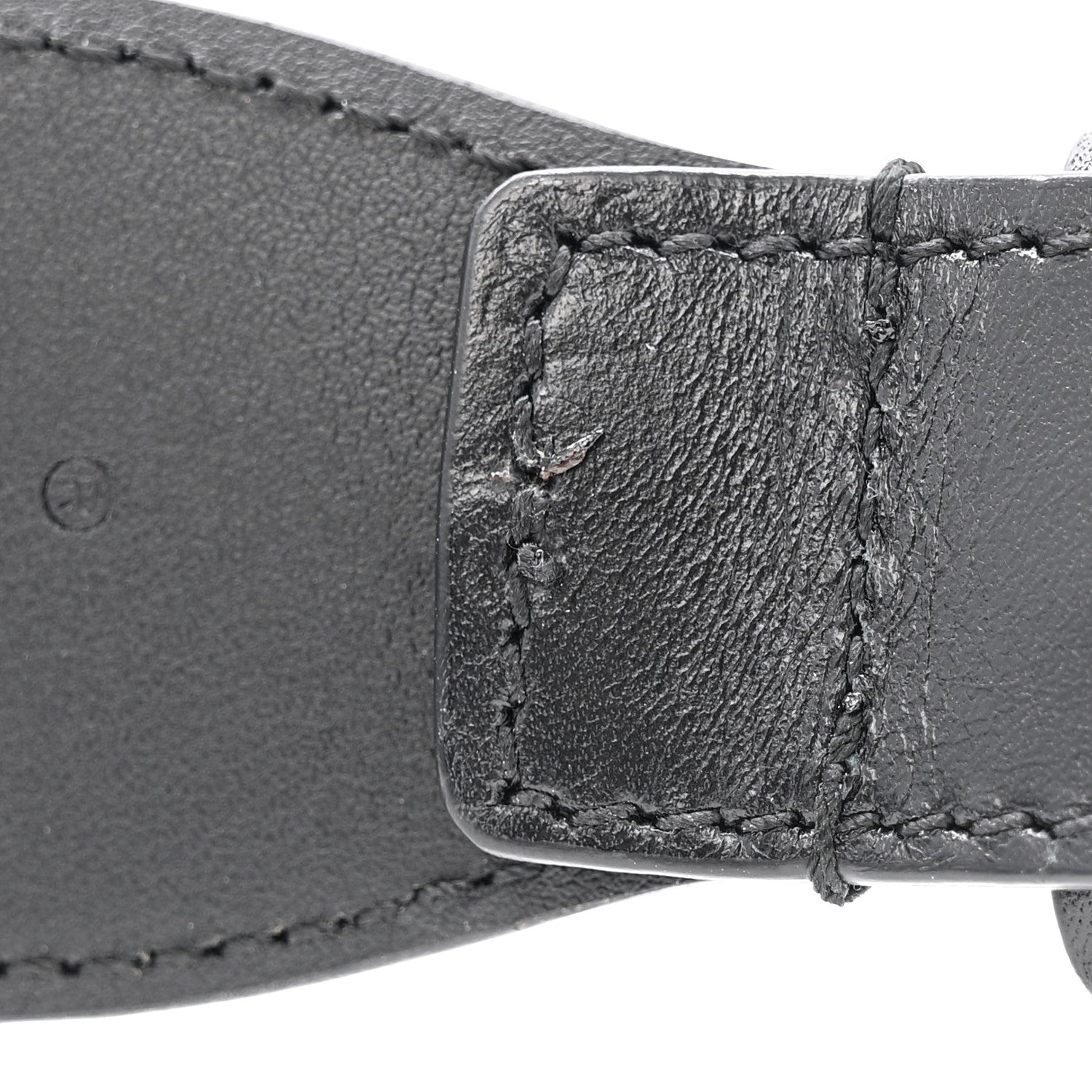 Gucci Efesto Leather Horsebit 25mm Belt 95 38 Black 6 of 6