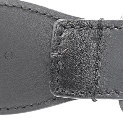 Gucci Efesto Leather Horsebit 25mm Belt 95 38 Black 6 of 6