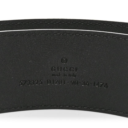 Gucci Textured Dollar Calfskin 40mm Belt 90 36 Black 5 of 5