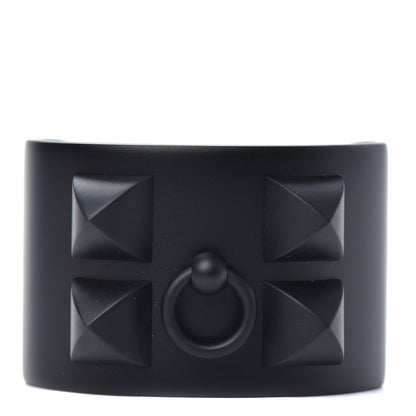 Hermes Aluminium Sunset Collier De Chien CDC Bracelet T2 Noir Intense 1 of 4