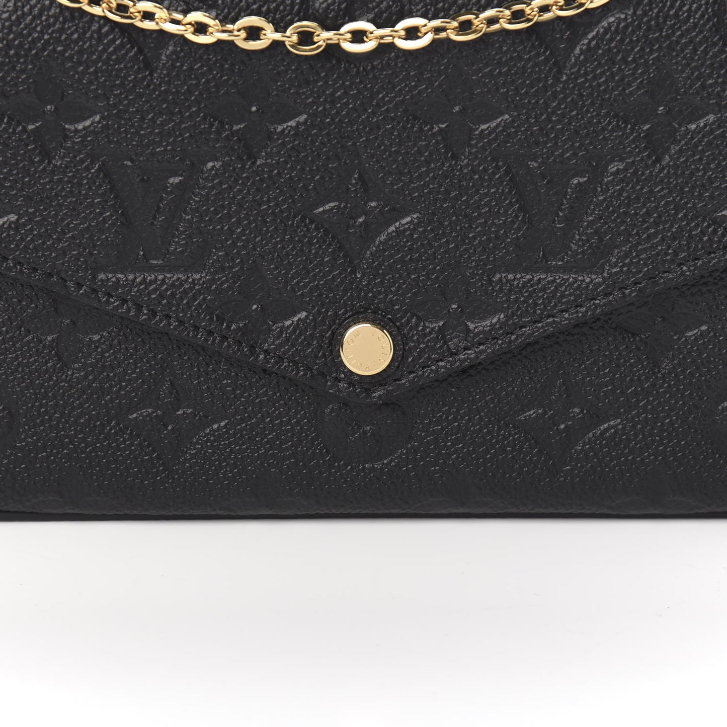 Empreinte Pochette Felicie Chain Wallet Black