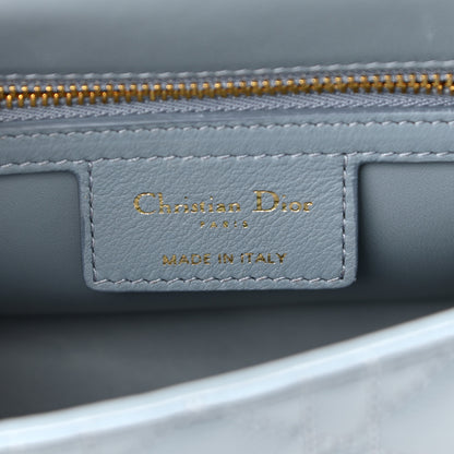 Christian Dior Calfskin Cannage Small Caro Bag Cloud Blue 5 of 10