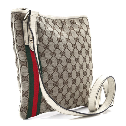Gucci Monogram Web Jolicoeur Charms Messenger White 2 of 11