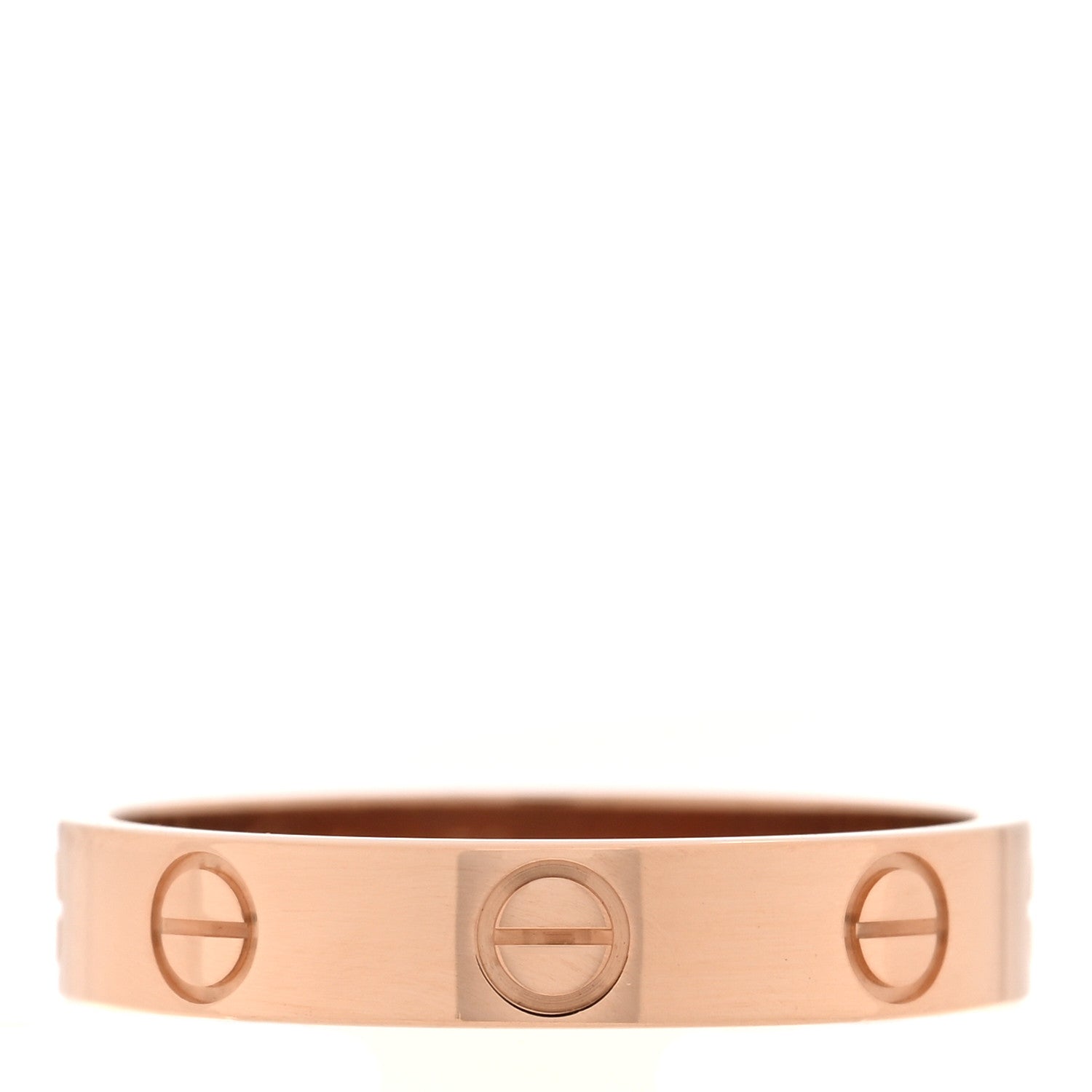 Cartier 18K Pink Gold 3.5mm LOVE Wedding Band Ring 53 6.5 1 of 5