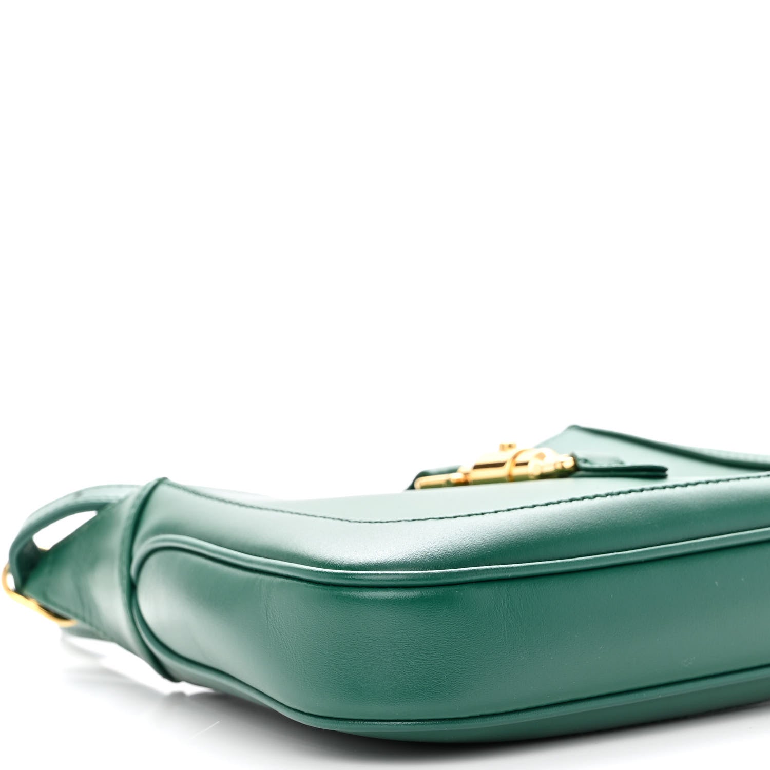 Gucci Boarded Dyana Lux Calfskin Mini Jackie 1961 Hobo Emerald 8 of 9