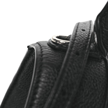 Balenciaga Grained Calfskin Small Hourglass Top Handle Bag Black 18 of 18