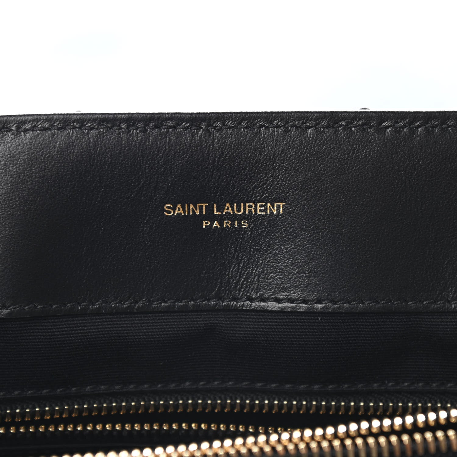 Saint Laurent Calfskin Y Quilted Monogram Large Loulou Chain Satchel Black 6 of 8
