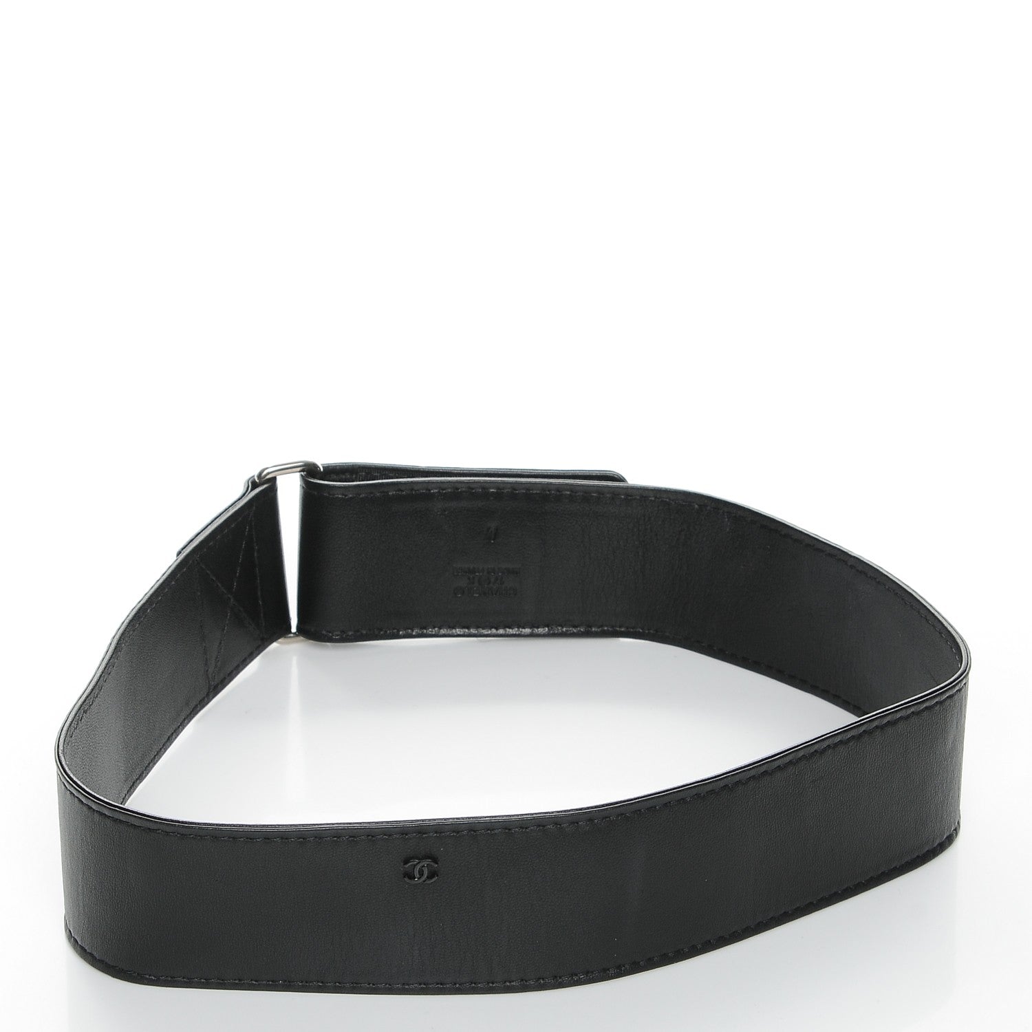 Chanel Lambskin Soft Headband M Black 4 of 8