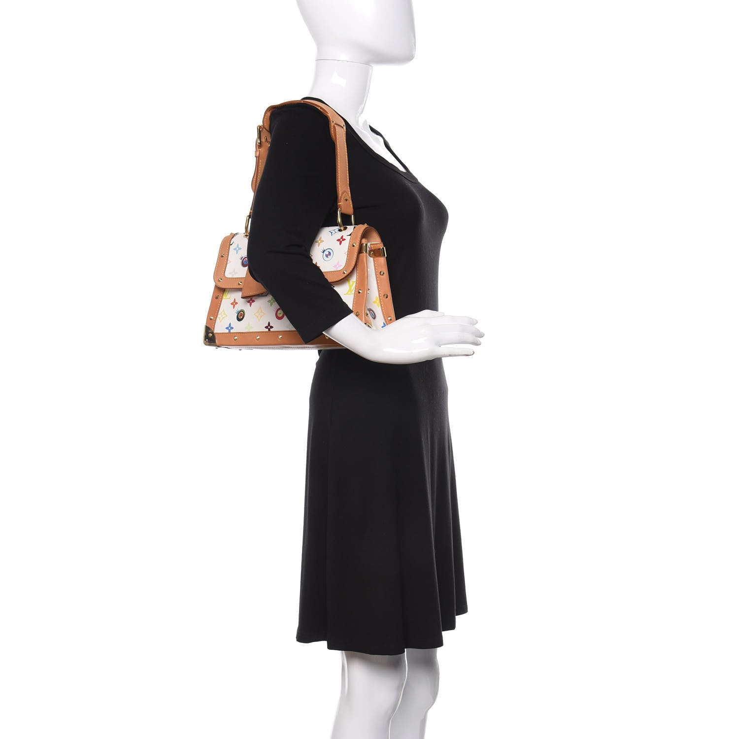 Louis Vuitton Monogram Multicolor Eye Need You Bag White 2 of 14