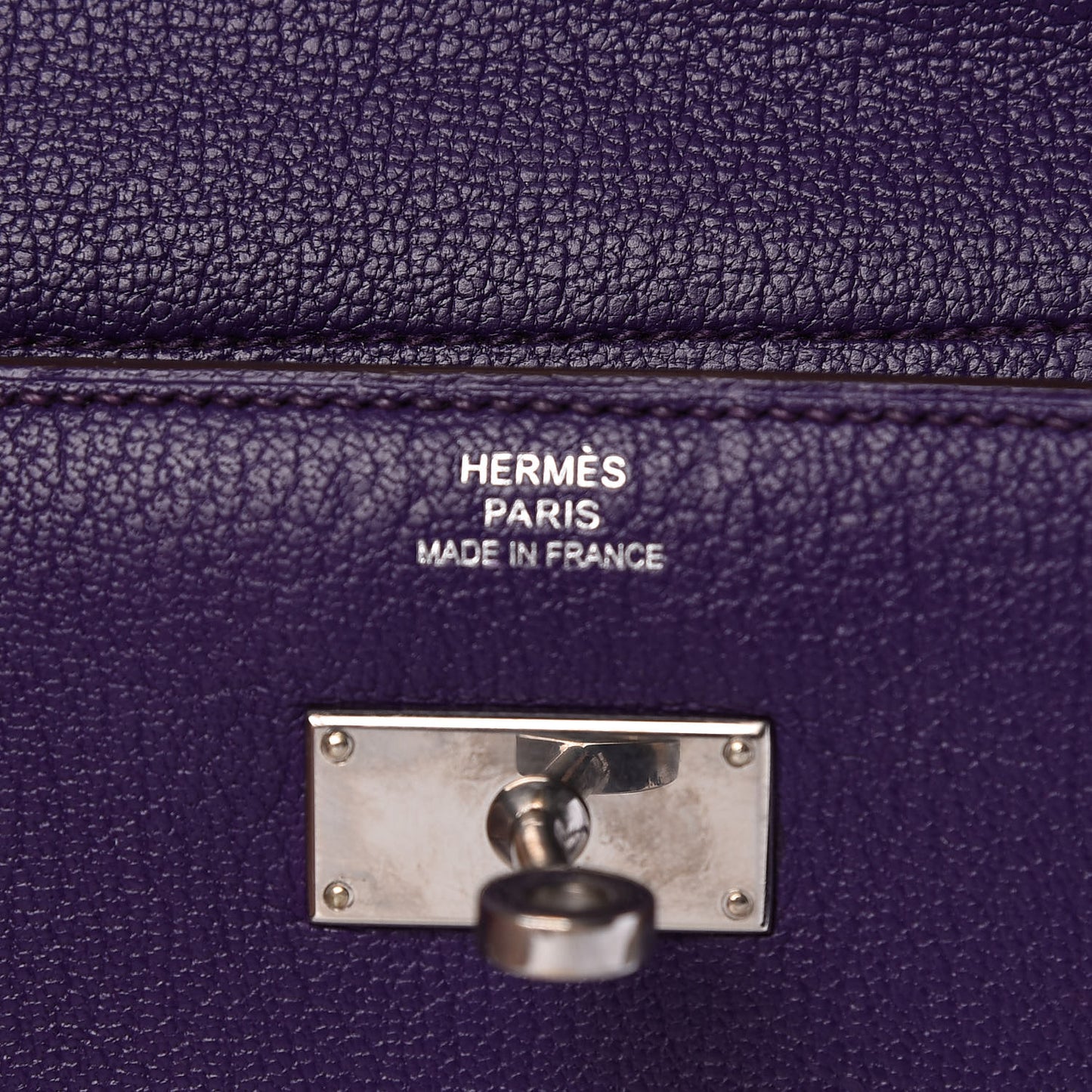Chevre Mysore Medium Kelly Wallet Iris