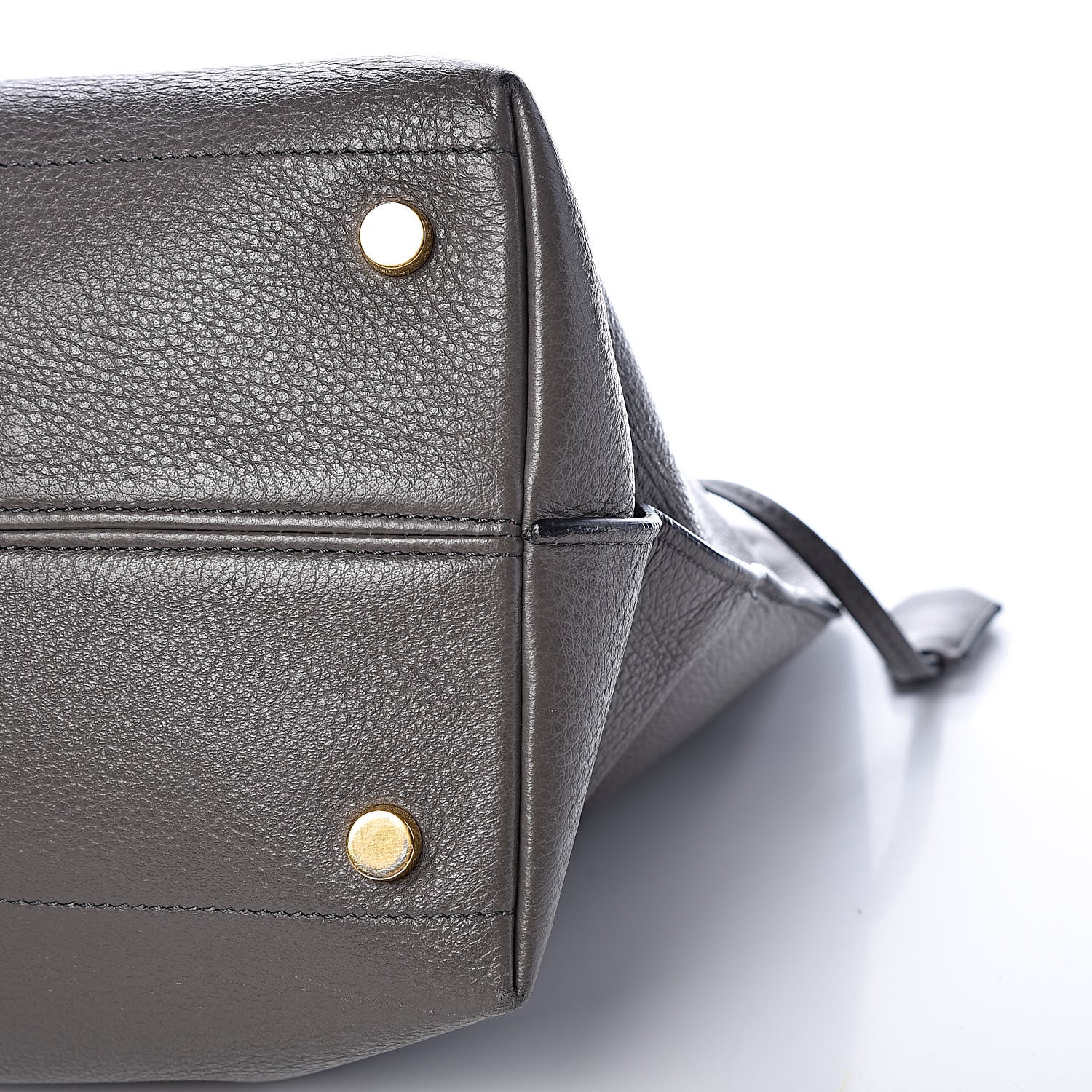 Tom Ford Grained Calfskin Alix Padlock Zip Tote Graphite 10 of 12