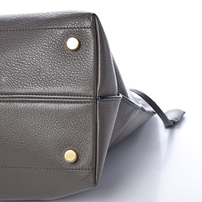Tom Ford Grained Calfskin Alix Padlock Zip Tote Graphite 10 of 12