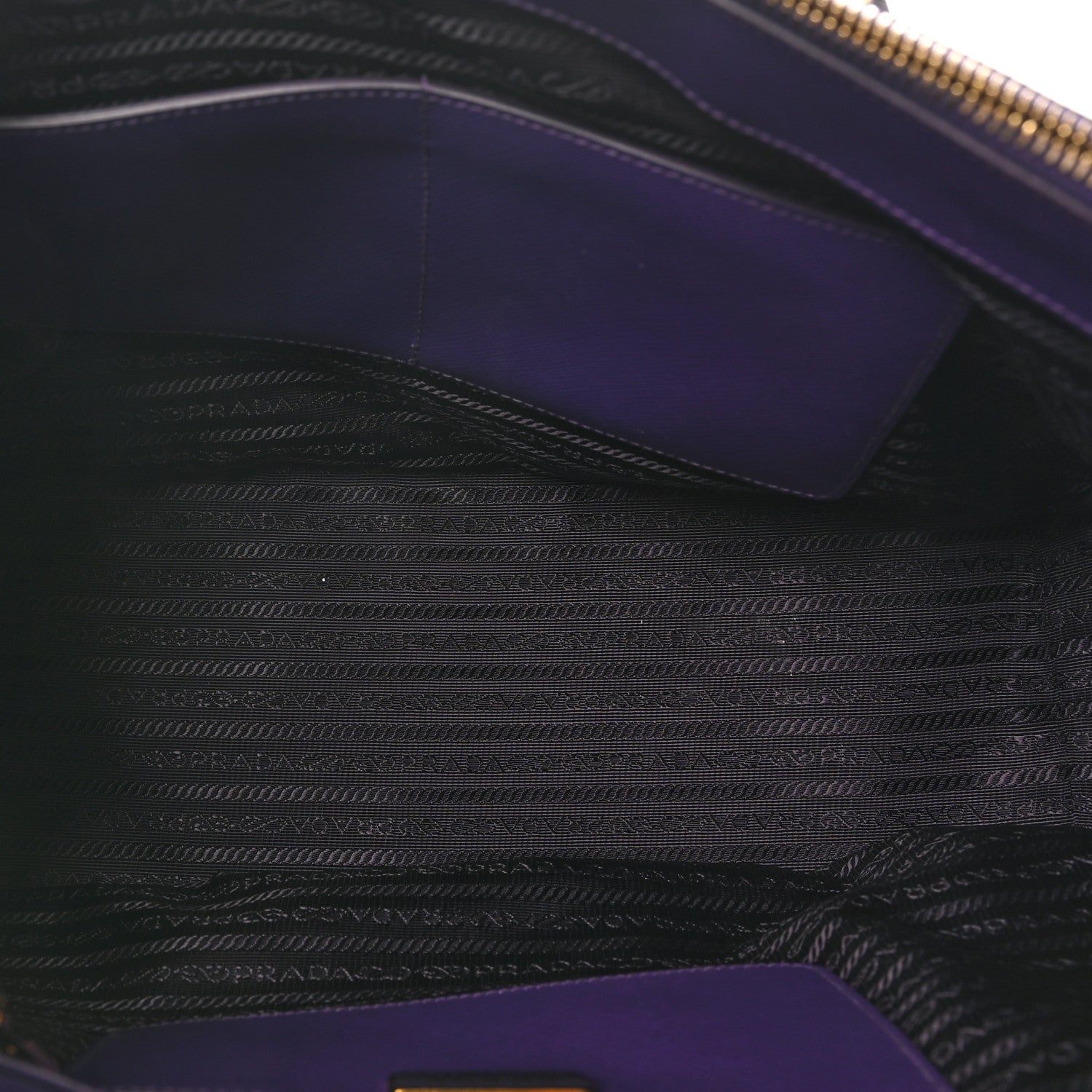 Prada Saffiano Medium Galleria Double Zip Tote Viola 5 of 9