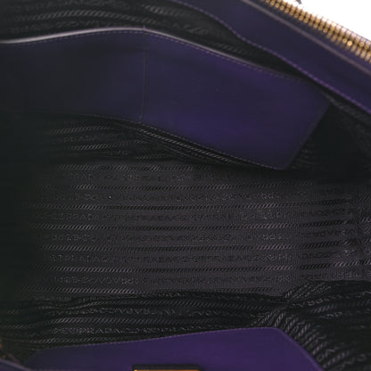 Prada Saffiano Medium Galleria Double Zip Tote Viola 5 of 9