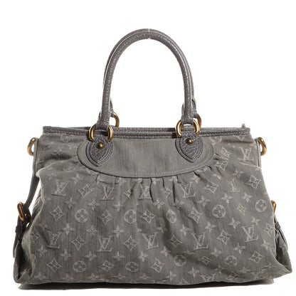 Louis Vuitton Denim Neo Cabby MM Grey 1 of 8