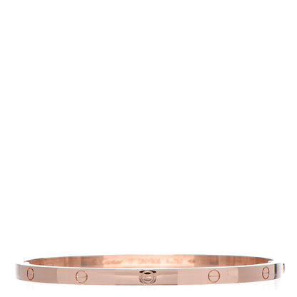 Cartier 18K Pink Gold Small LOVE Bracelet 17 1 of 6