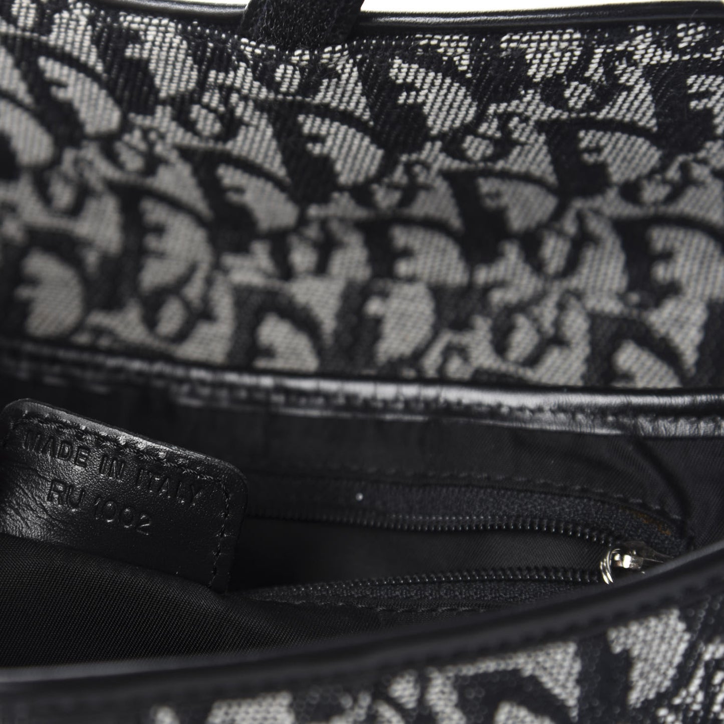 Monogram Saddle Bag Black