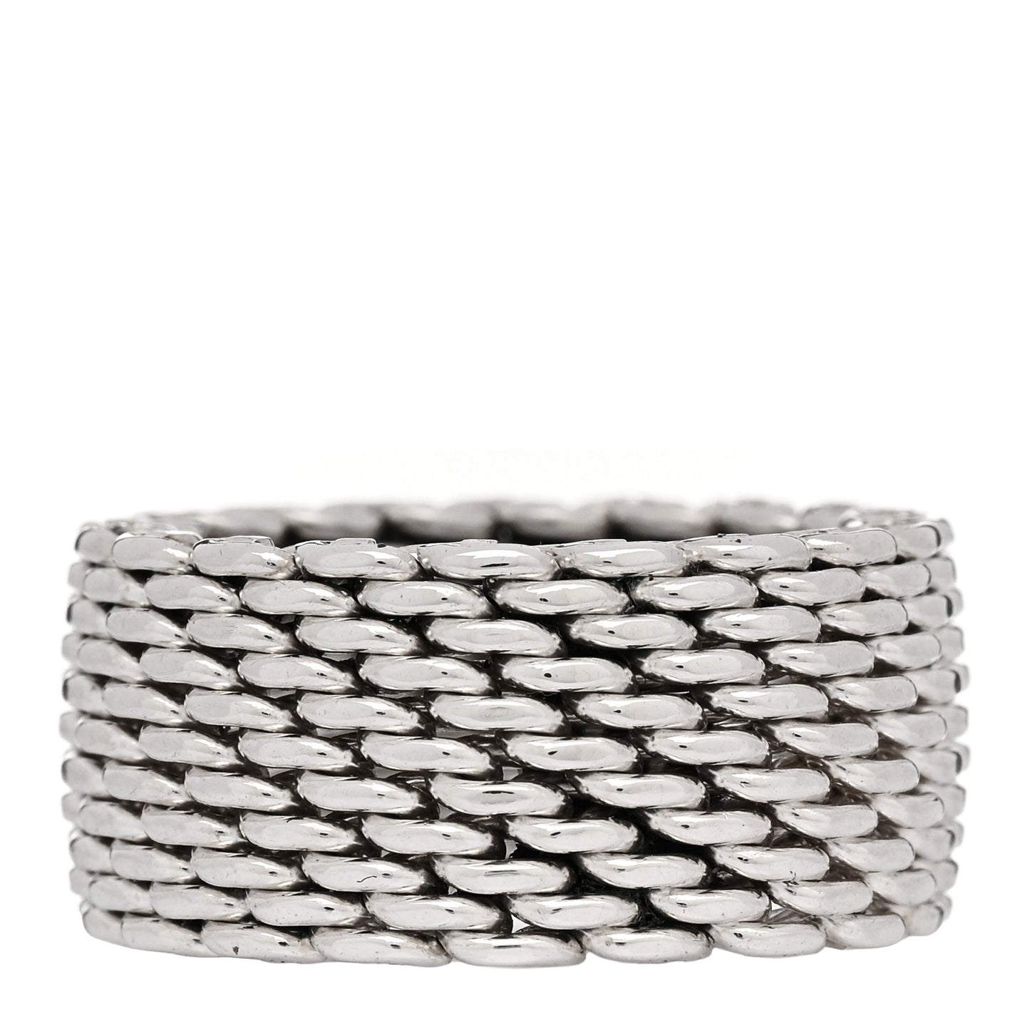 Sterling Silver Somerset Mesh Ring 51 5.75