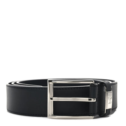 Louis Vuitton Calfskin 35mm Pont Neuf Belt 110 44 Black 1 of 4