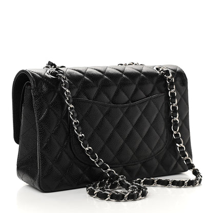 Chanel Caviar Quilted Medium Double Flap Black 3 of 11