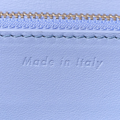 Celine Spazzolato Calfskin Medium Classic Box Flap Bag Porcelain 8 of 14