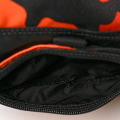 Valentino Garavani Nylon Camouflage Print Backpack Orange Yellow Black 6 of 10