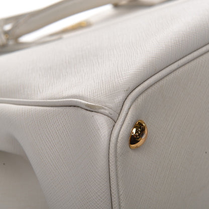 Prada Saffiano Medium Galleria Double Zip Tote Talco 14 of 14