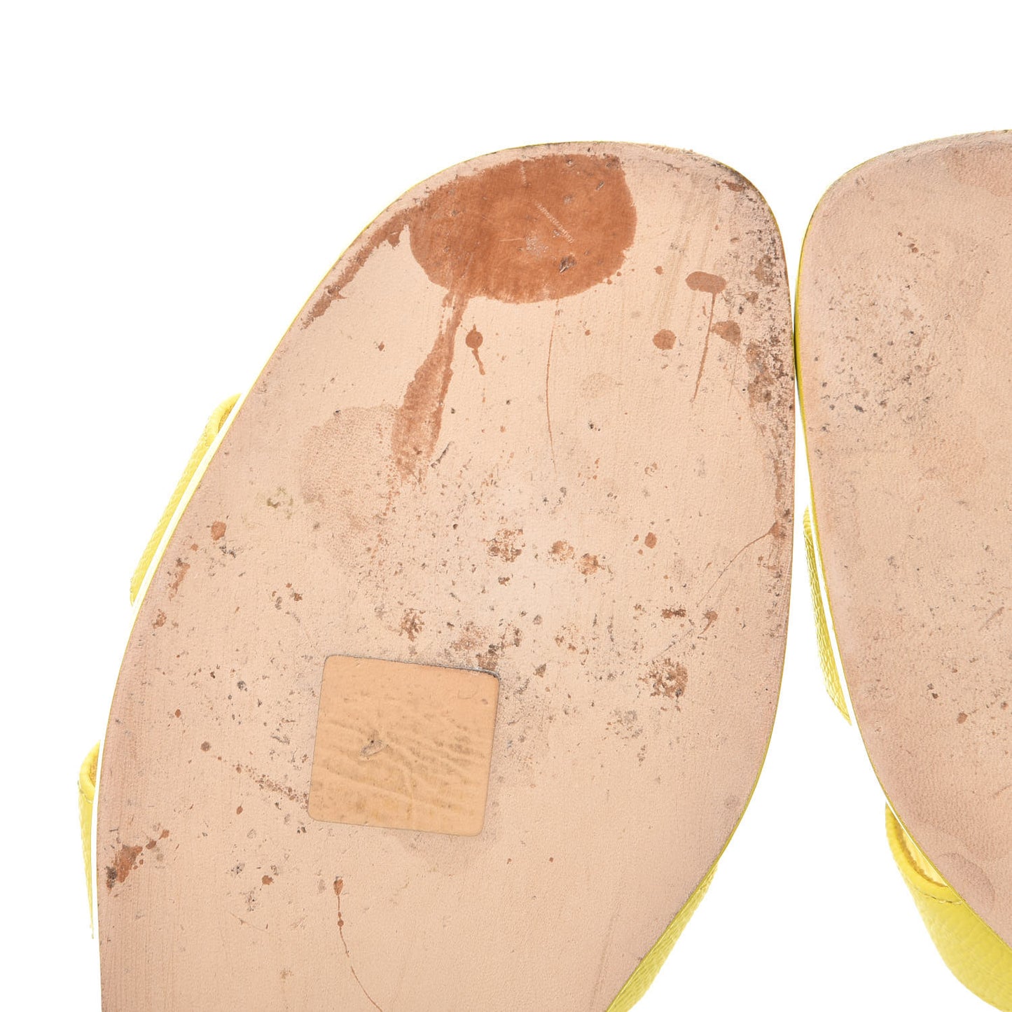Epsom Oran Sandals 38 Jaune Pollen