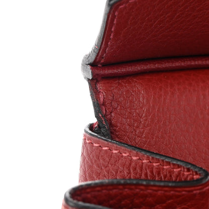 Hermes Taurillon Clemence JPG Birkin 42 Rouge H 15 of 25