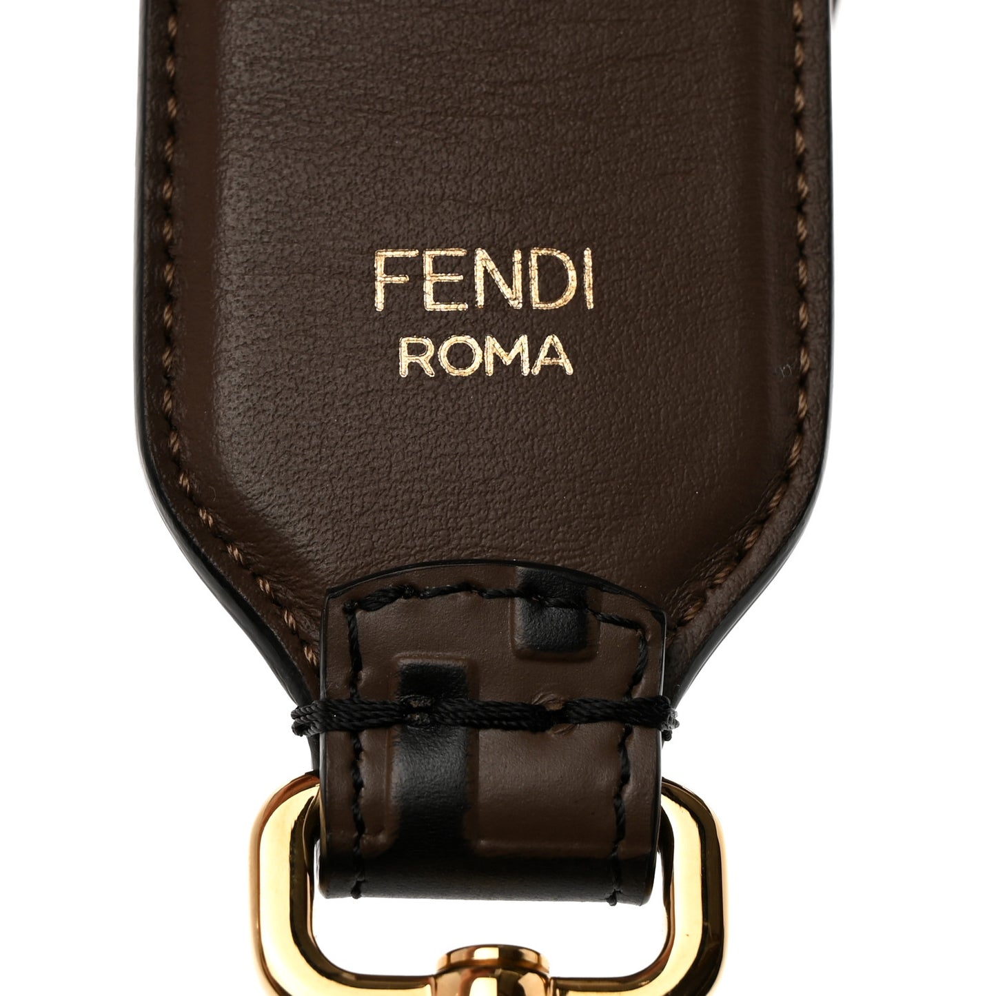 Vitello Century Bi-Color FF 1974 Embossed Strap You Maya Black
