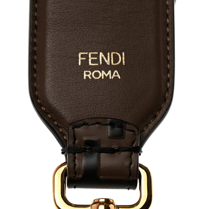 Fendi Vitello Century Bi-Color FF 1974 Embossed Strap You Maya Black 4 of 5