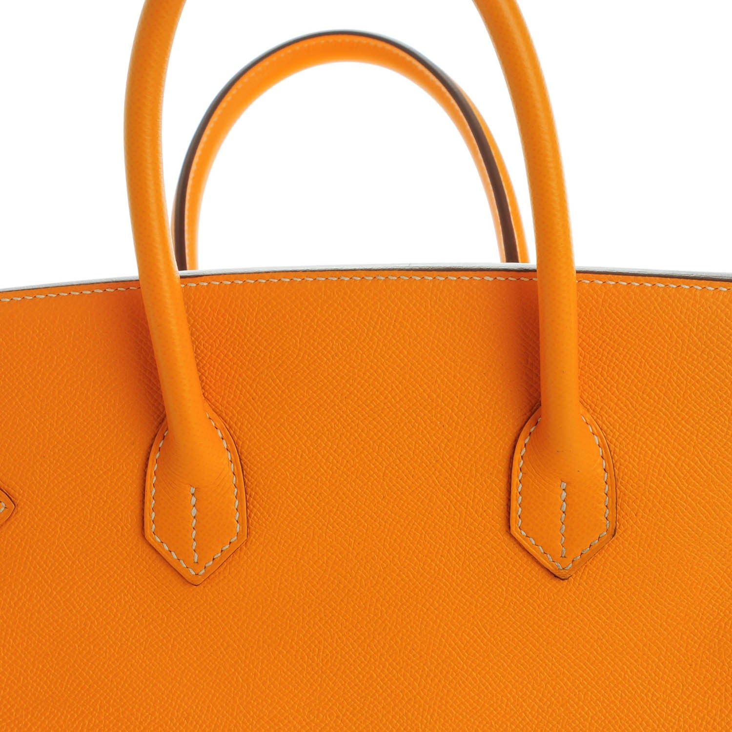 Hermes Epsom Candy Birkin 35 Jaune D'Or Feu 14 of 26