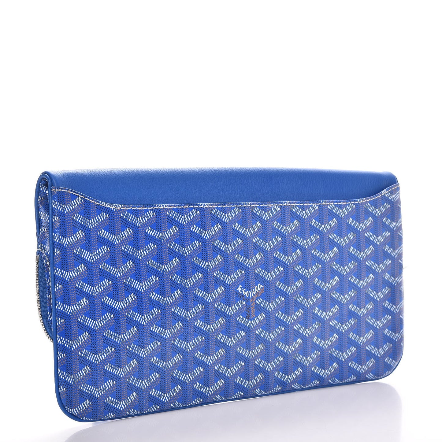 Goyardine Sainte Marie Soft Clutch Sky Blue