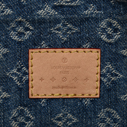 Louis Vuitton Monogram Denim Papillon Denim Blue 7 of 10
