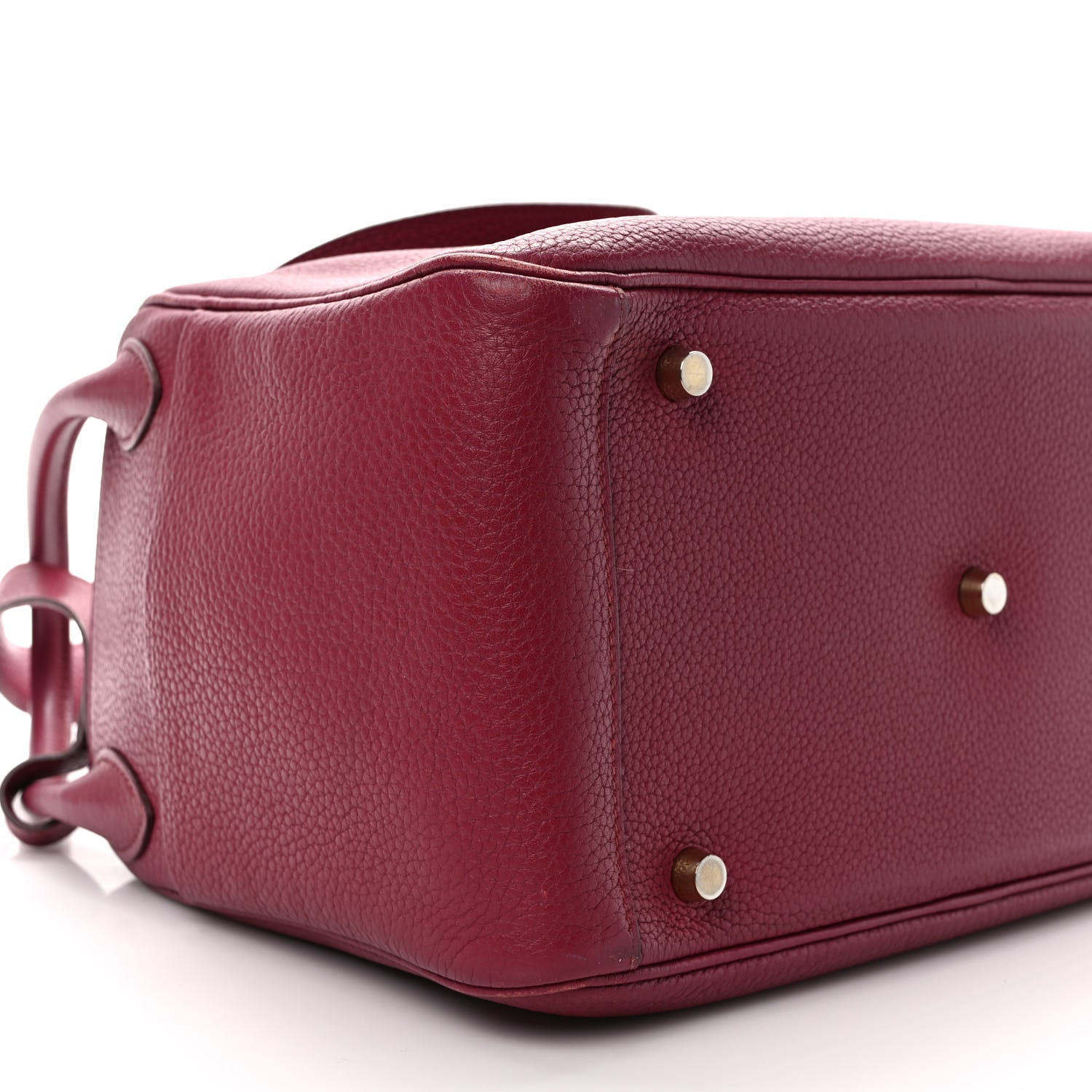 Hermes Taurillon Clemence Lindy 30 Rouge Garance 8 of 12