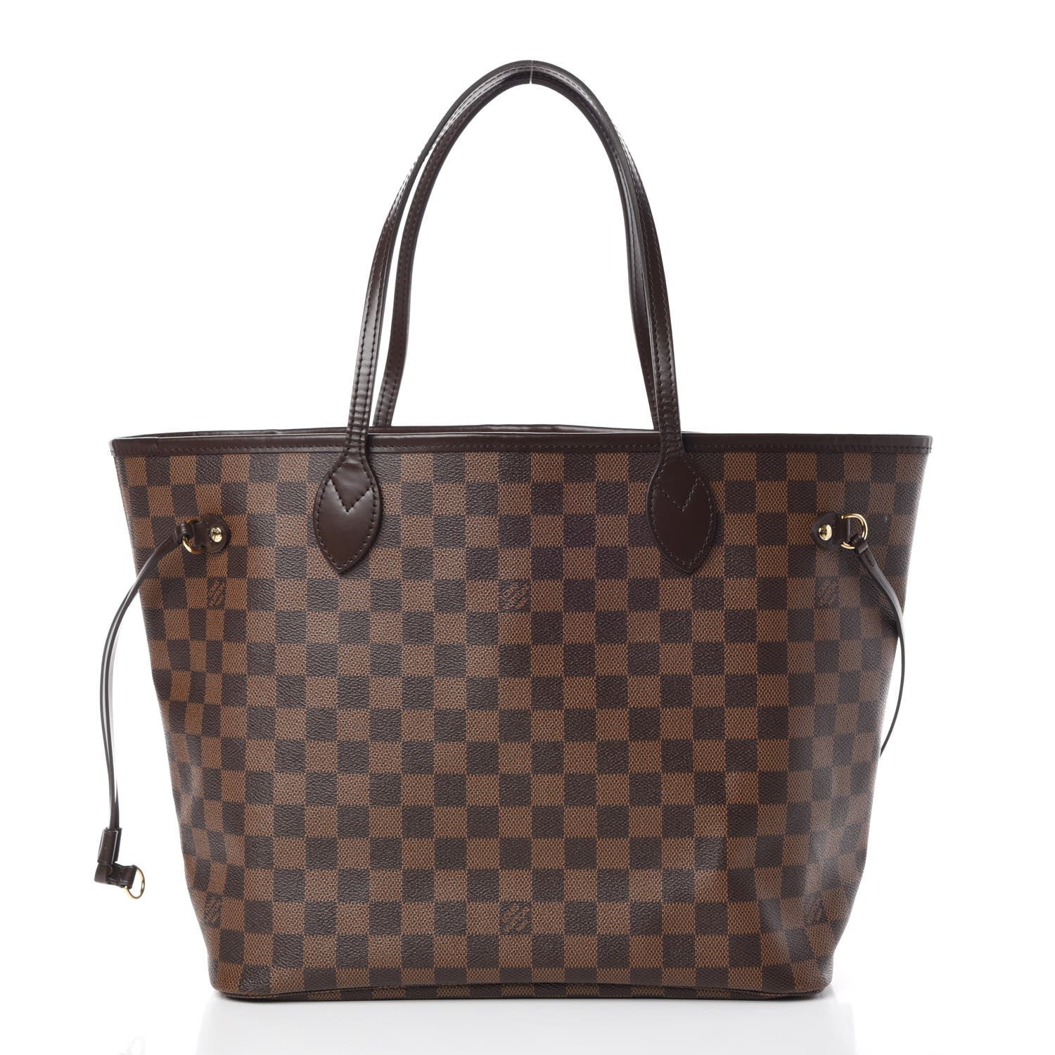 Louis Vuitton Damier Ebene Neo Neverfull MM Rose Ballerine 3 of 19