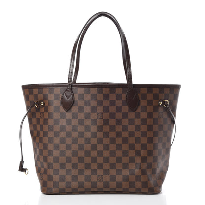 Louis Vuitton Damier Ebene Neo Neverfull MM Rose Ballerine 3 of 19