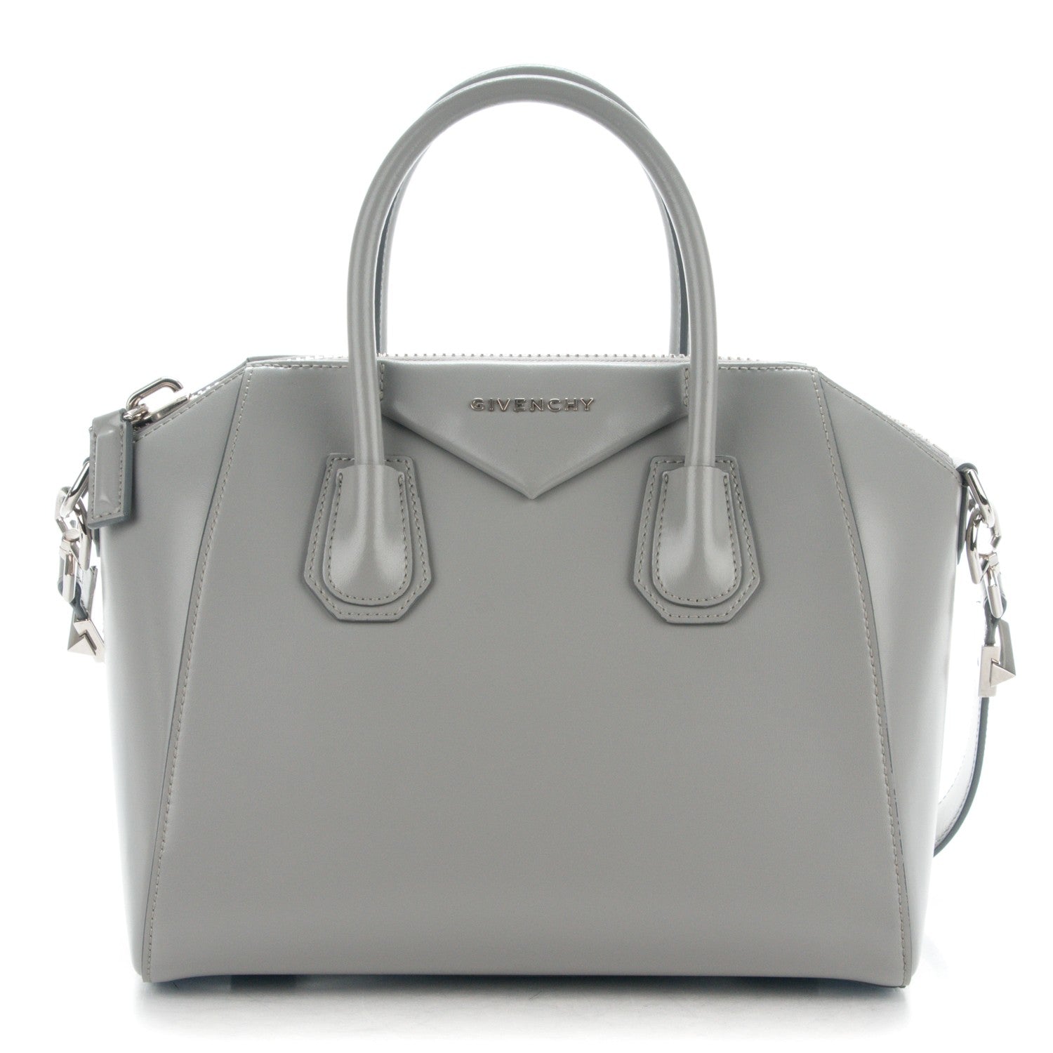 Givenchy Shiny Lord Calfskin Small Antigona Pearl Grey 1 of 7