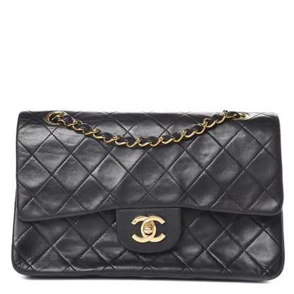 Chanel Lambskin Quilted Small Double Flap Black 1 of 14