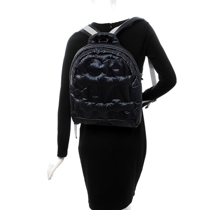Chanel Nylon Embossed Small Doudoune Backpack Navy 2 of 7