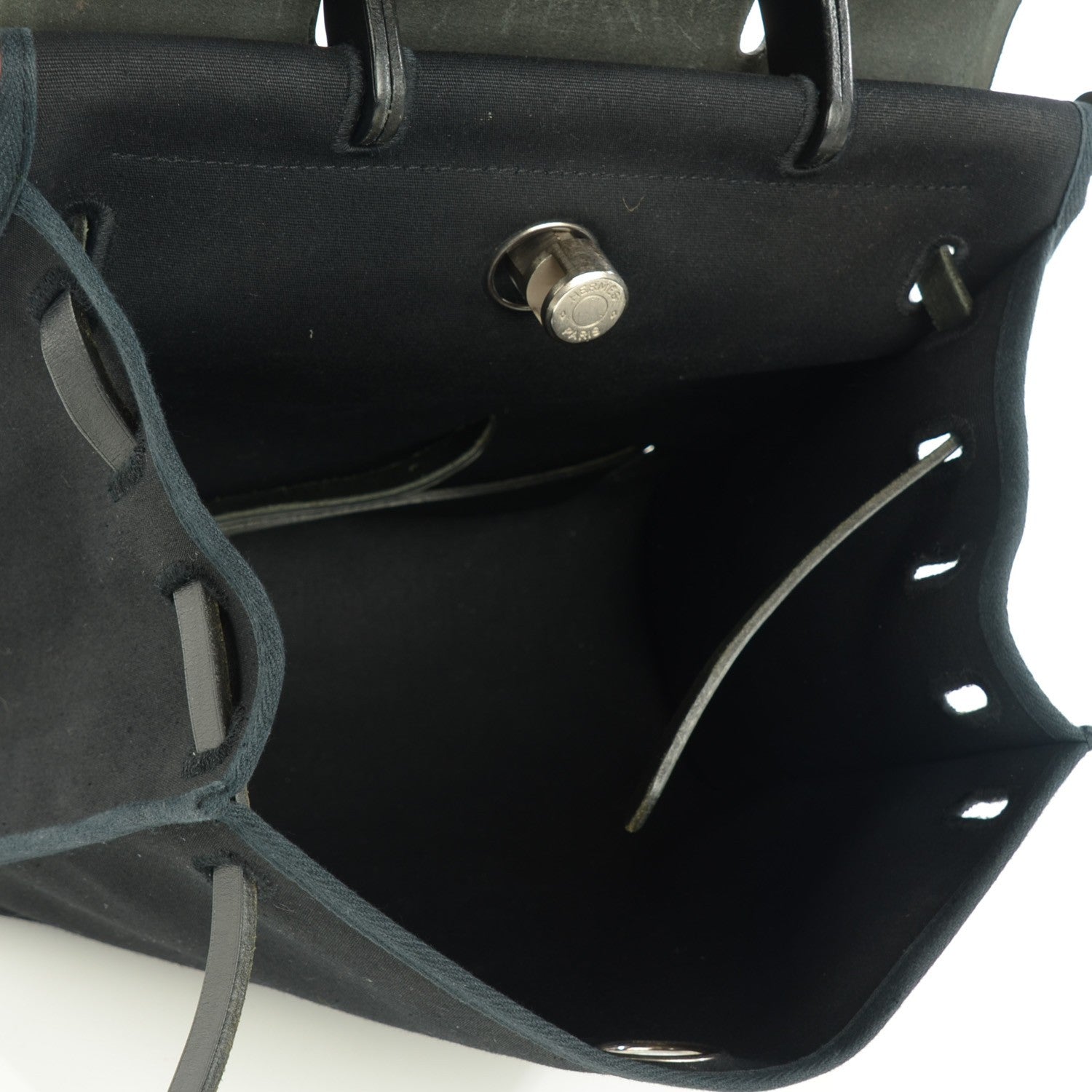 Hermes Toile Herbag Backpack Black Black 10 of 13