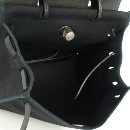 Hermes Toile Herbag Backpack Black Black 10 of 13